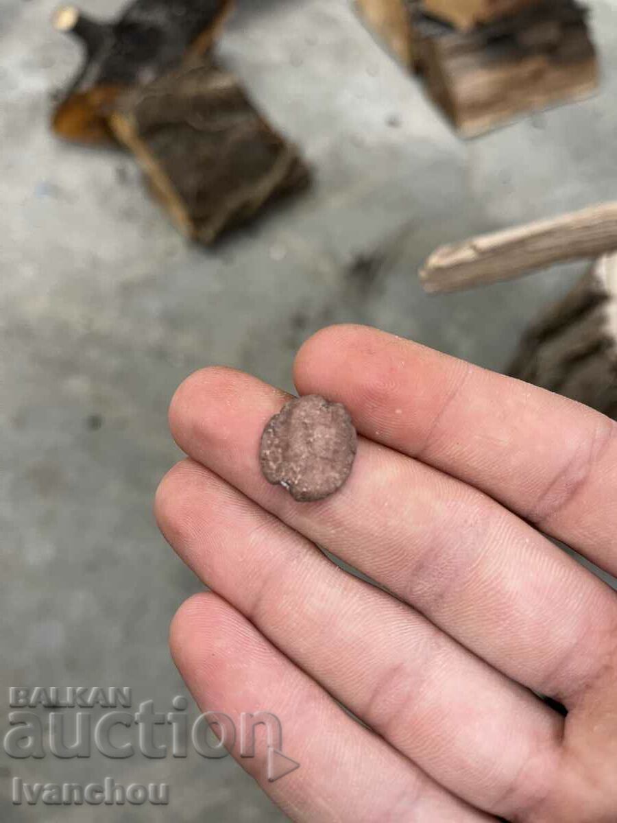 A copper coin