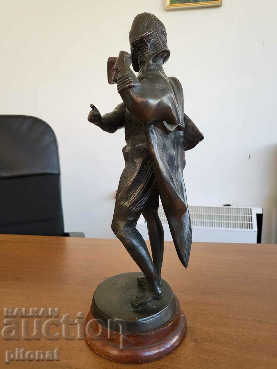 Антикварна бронзова статуетка Шекспир с цена 350.00 лв. | € 178.95 Антикварна бронзова статуетка Шекспир с цена 350.00 лв. | € 178.95