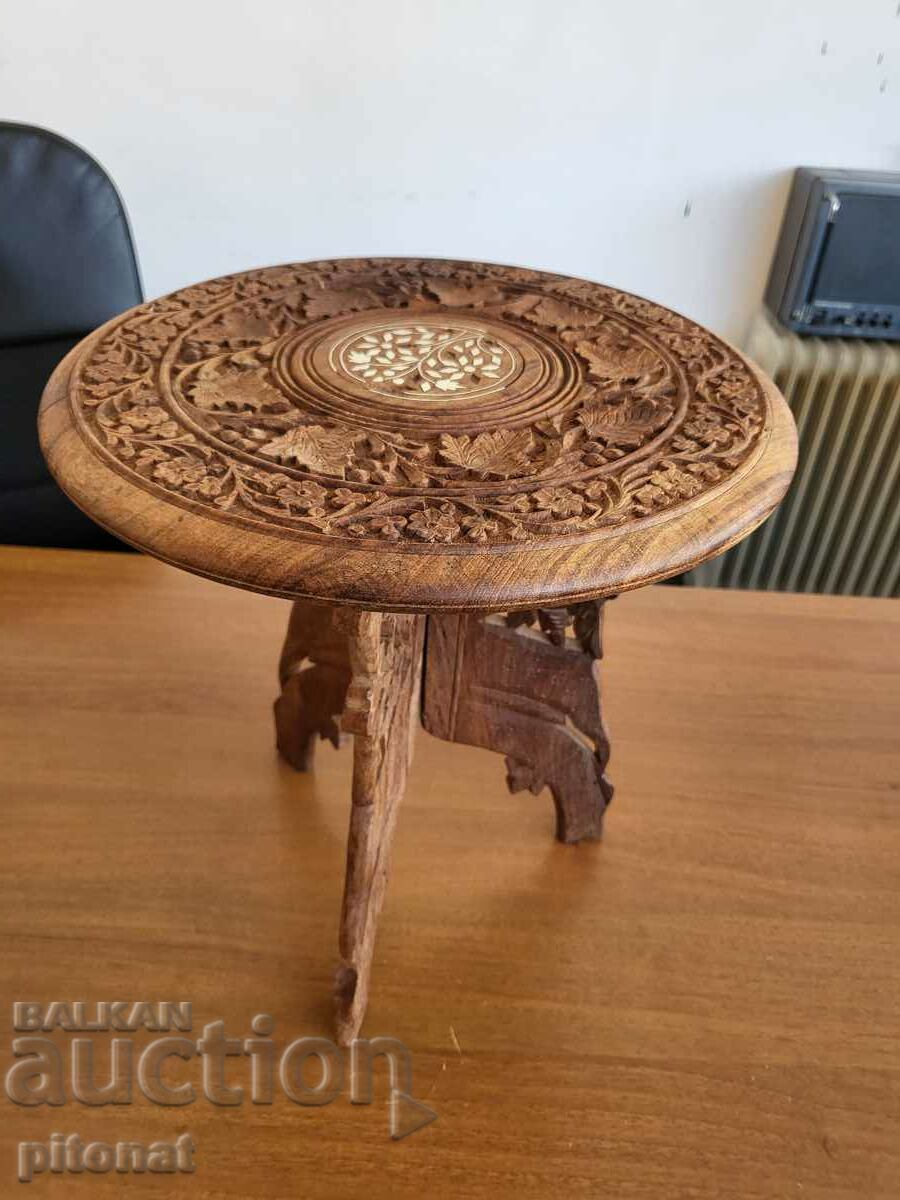 Αντικέ ξύλινο πτυσσόμενο τραπέζι