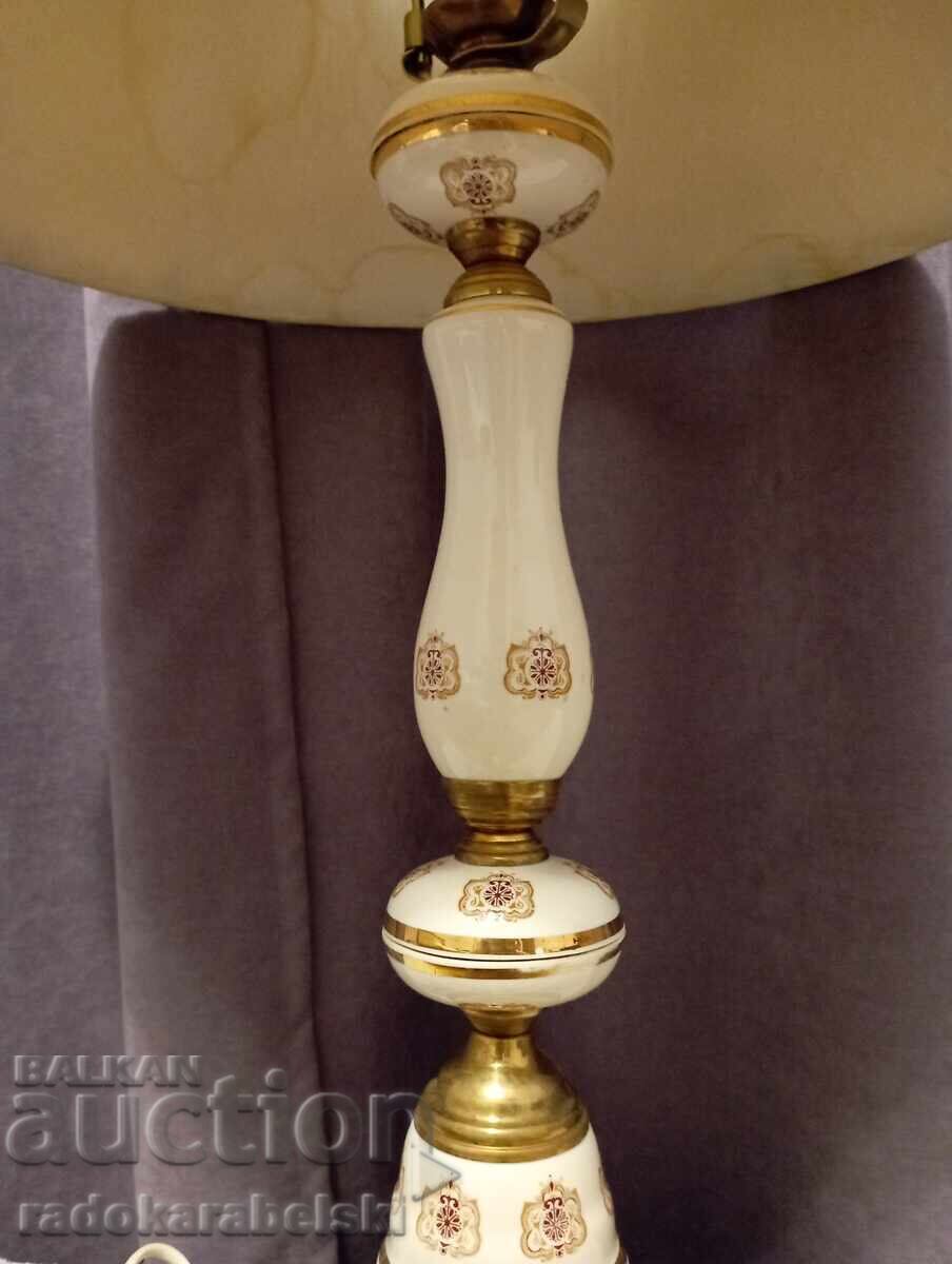 Delivery of Set of two very large antique porcelain lamps Delivery of Set of two very large antique porcelain lamps