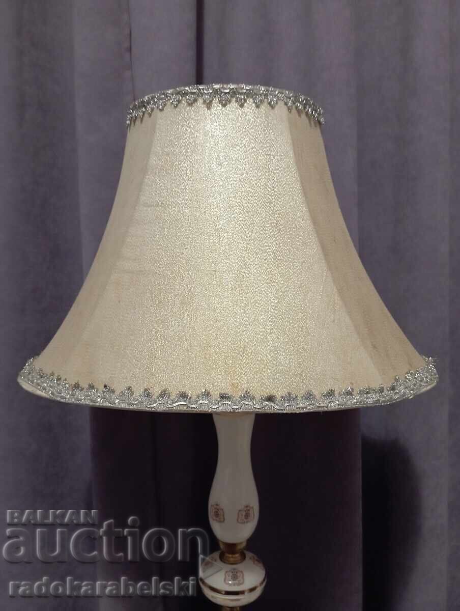 Set of two very large antique porcelain lamps - 5 Set of two very large antique porcelain lamps - 5