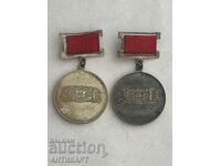 2 semne ale medaliei pentru contribuția la construcția NDK 1981