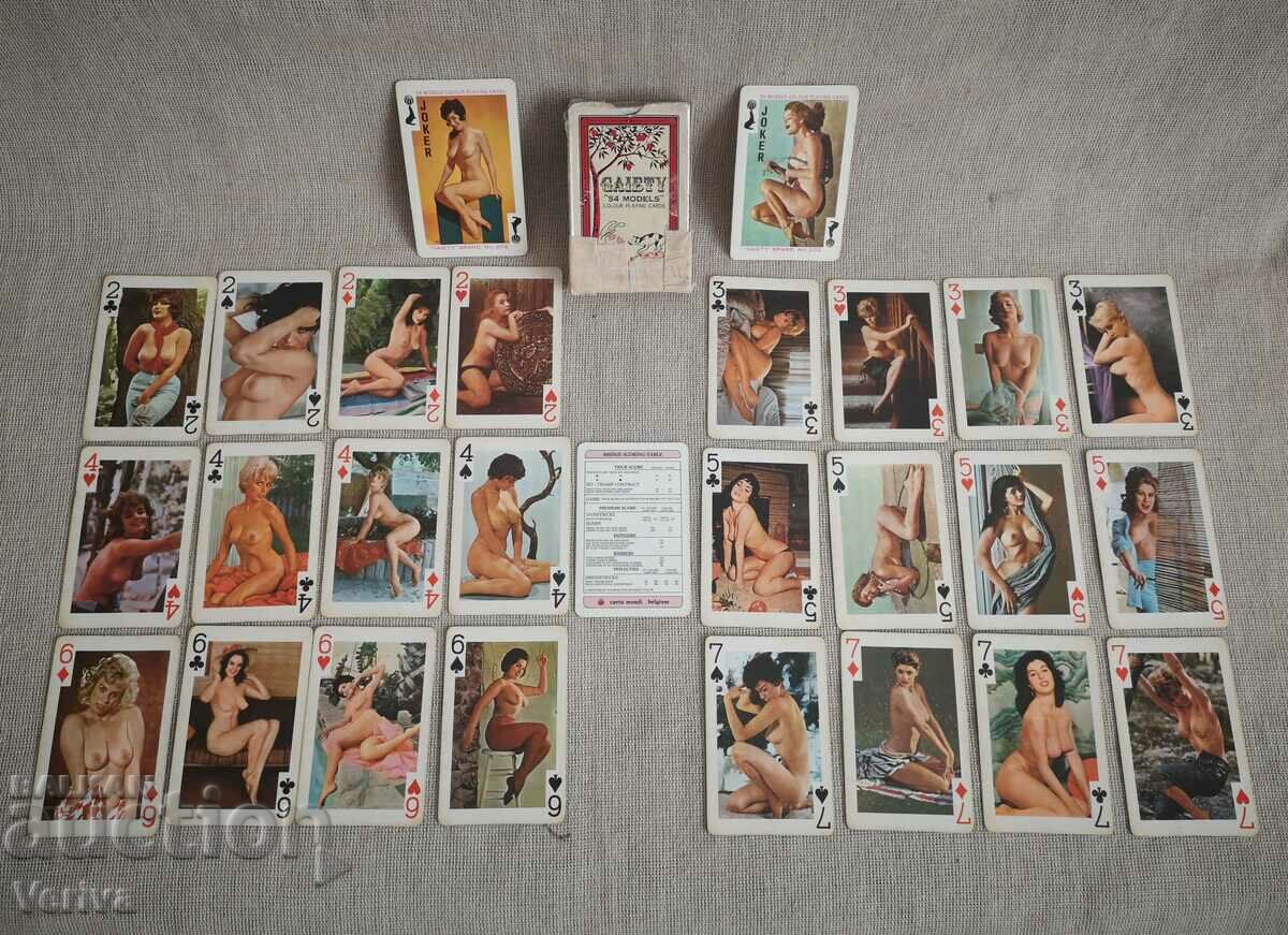 Ретро Колекционерски Белгийски Карти с Еротични Модели