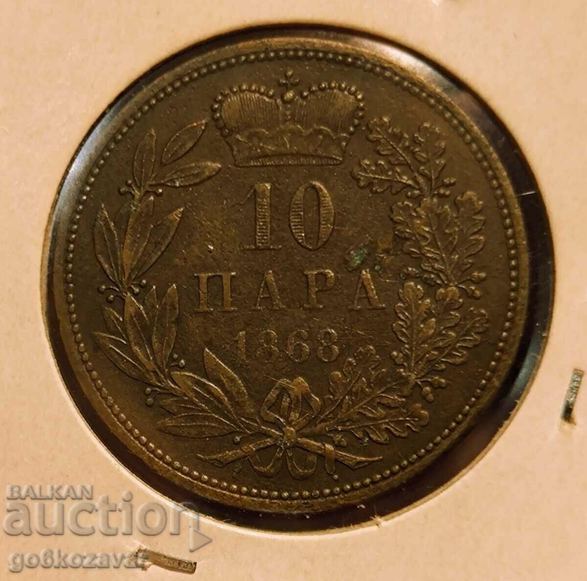 Serbia 10 perechi 1868 Rar!