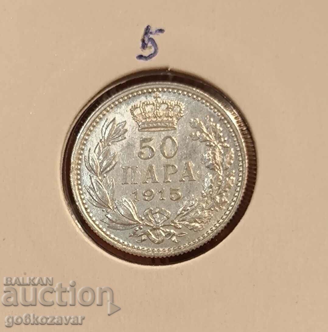 Serbia 50 pairs 1915 Silver!