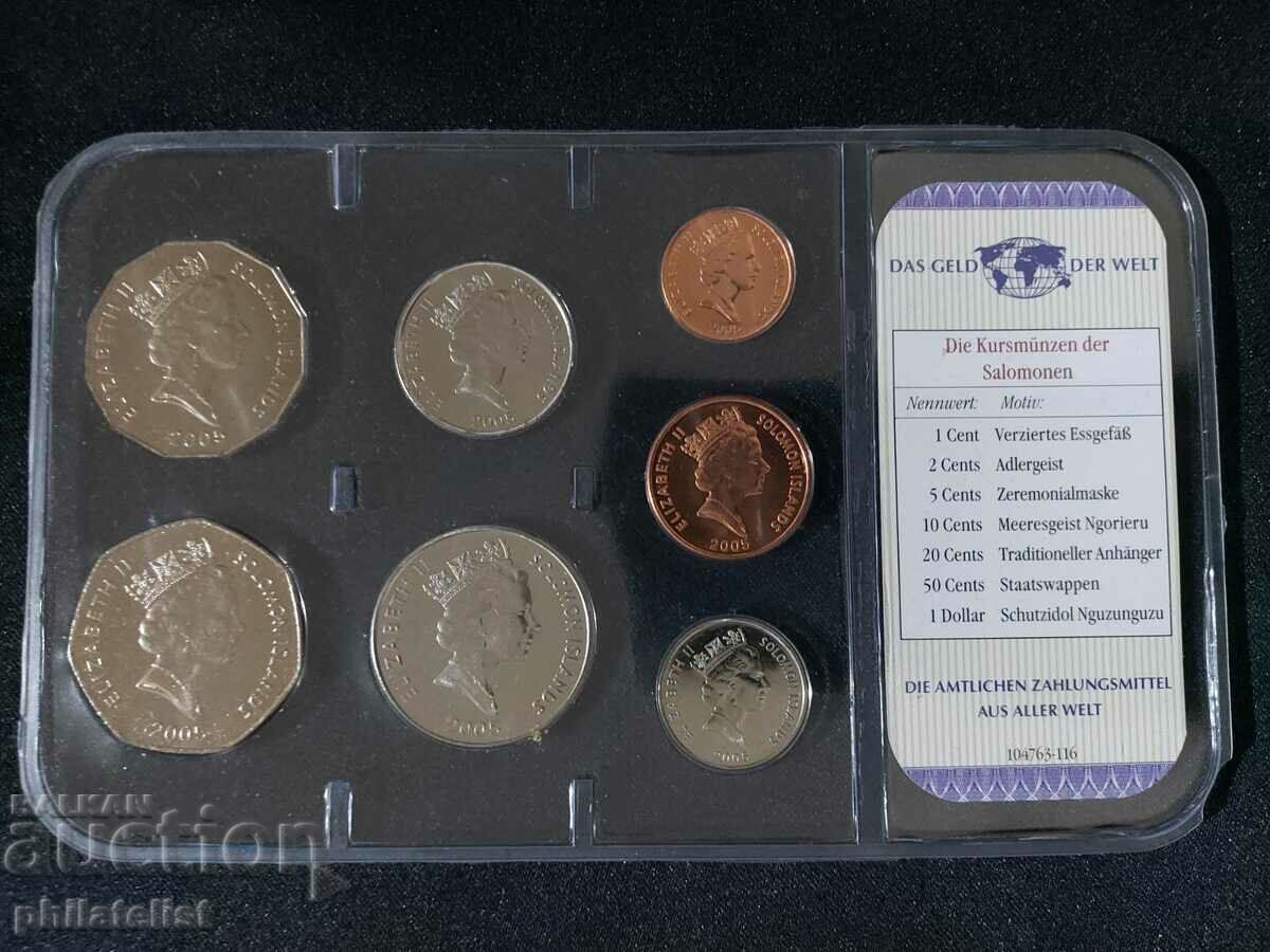 Auction  Solomon Islands 2005 - Complete set, 7 coins