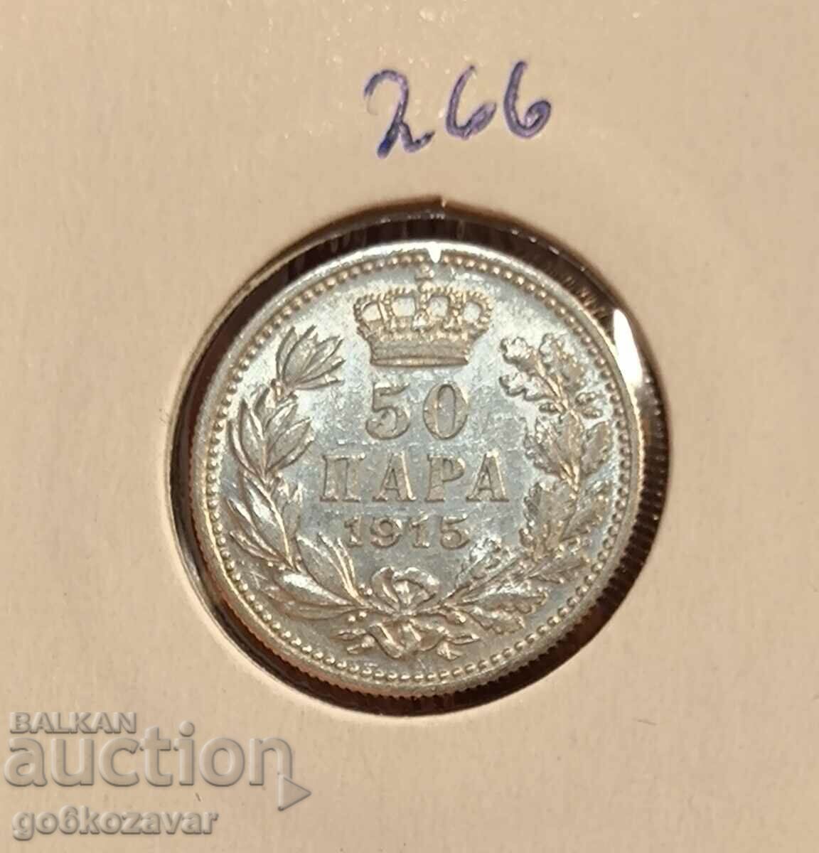 Serbia 50 pairs 1915 Silver!