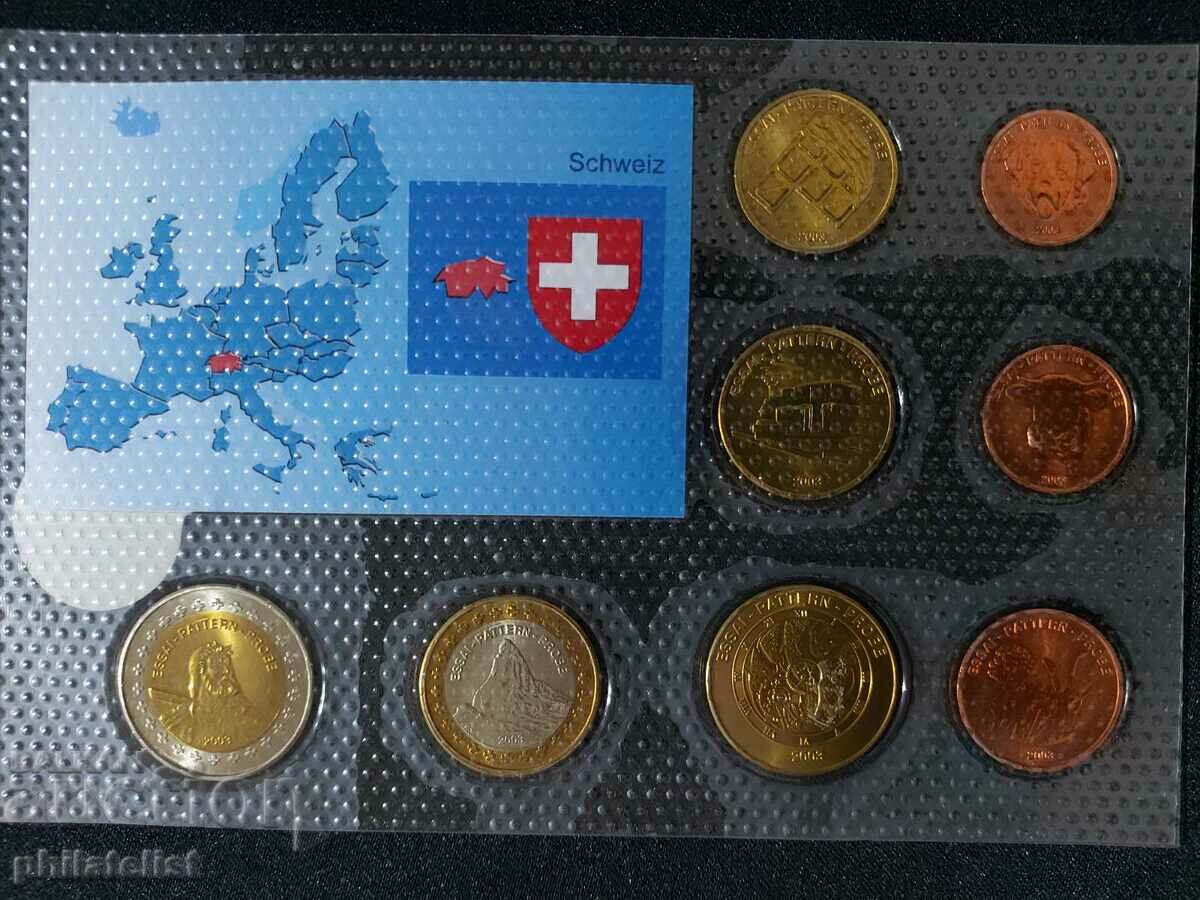 Trial Euro Set - Switzerland 2003 with price 22.00 BGN | € 11.25 Trial Euro Set - Switzerland 2003 with price 22.00 BGN | € 11.25