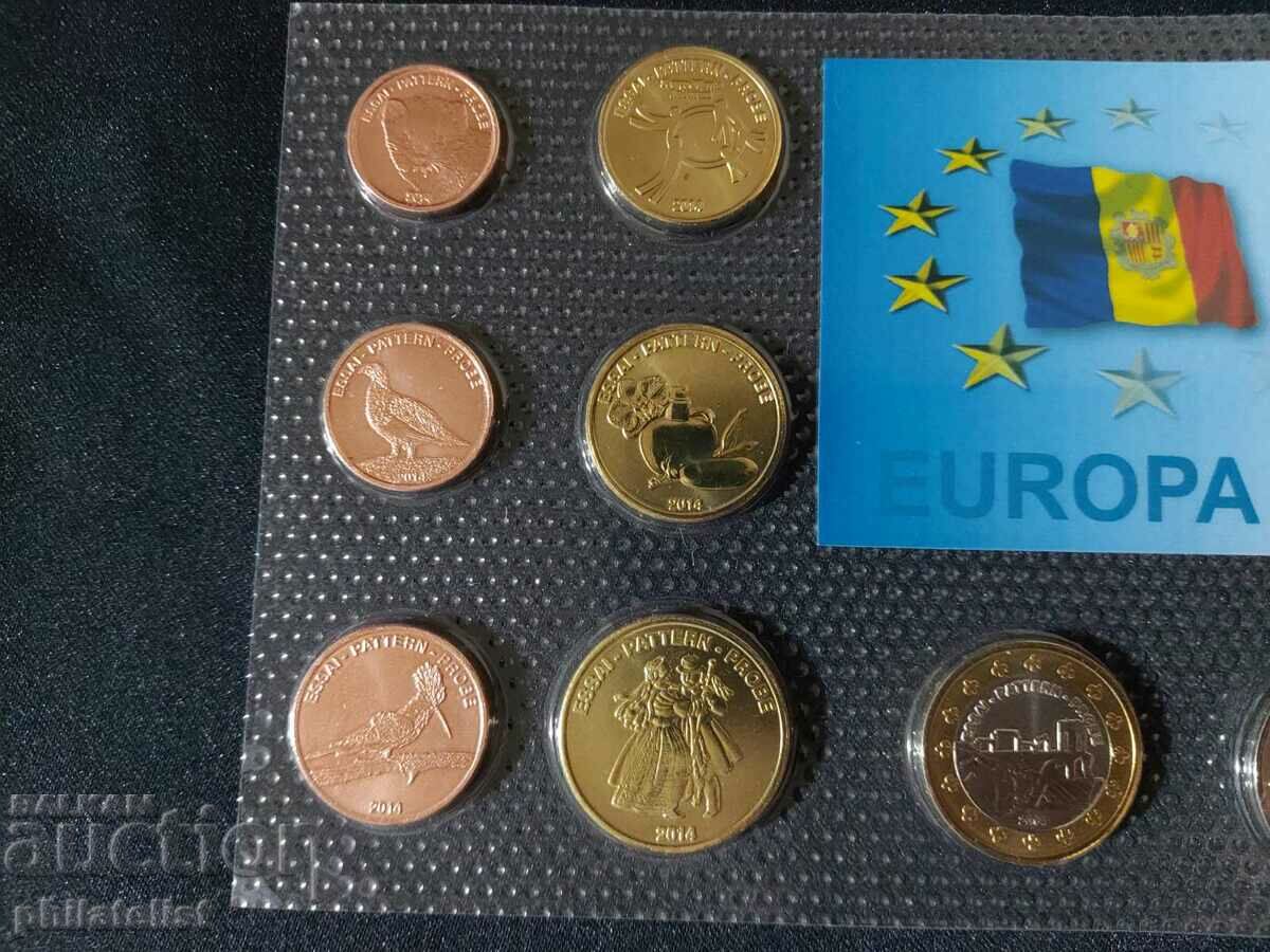 Trial Euro set - Andorra 2014 of 8 coins with price 22.00 BGN | € 11.25 Trial Euro set - Andorra 2014 of 8 coins with price 22.00 BGN | € 11.25