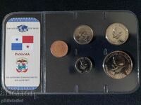 Complete set - Panama 2001, 5 coins