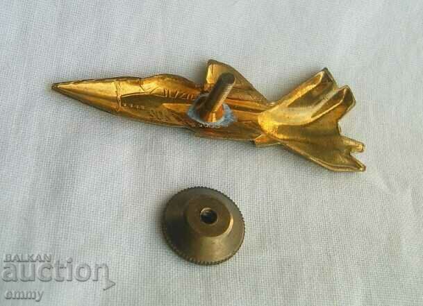 Auction Badge badge Airplane, on a screw Auction Badge badge Airplane, on a screw