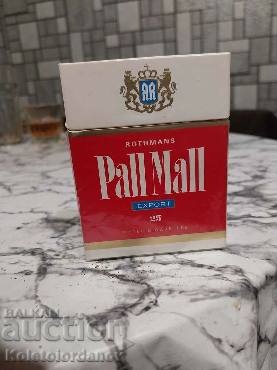 Pall mall 25 cigarette box