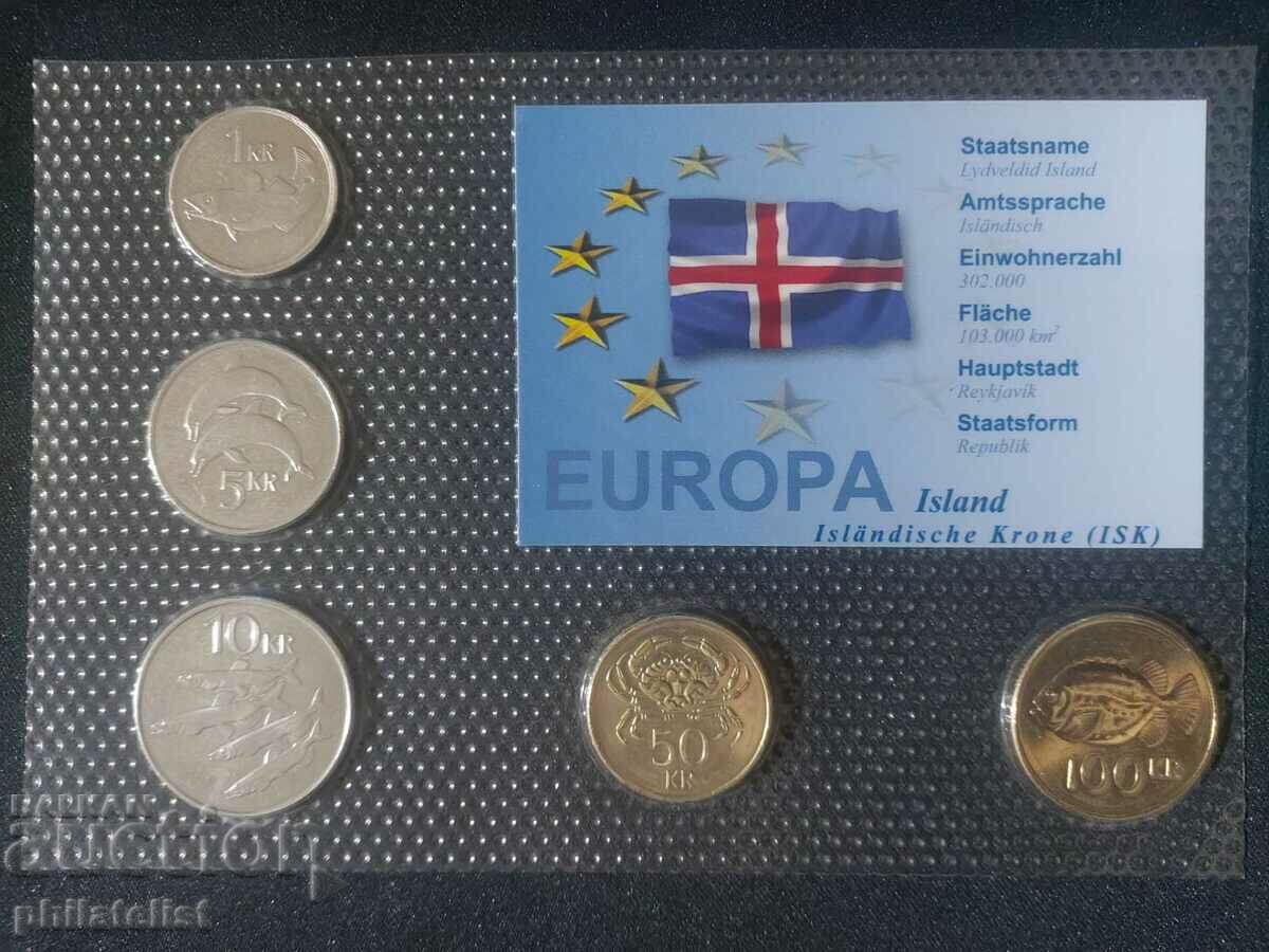Islanda 1999 - 2008 - Set complet de 5 monede
