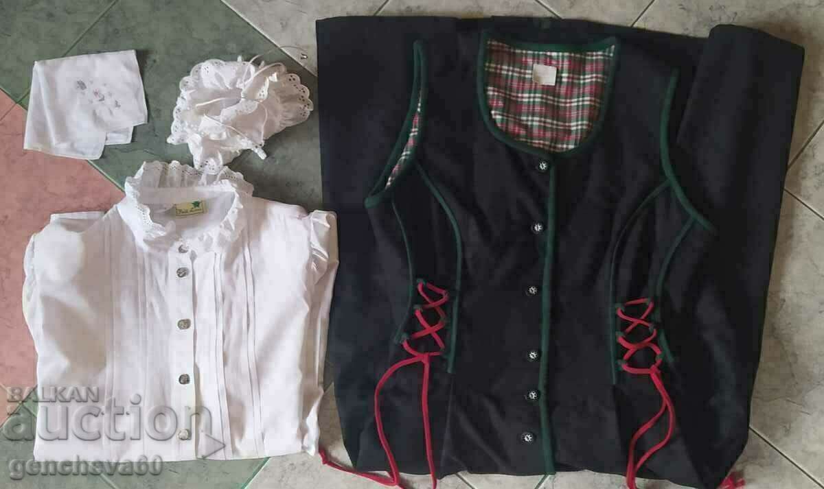Original traditional Tyrolean wool dress, shirt, bag - 5 Original traditional Tyrolean wool dress, shirt, bag - 5