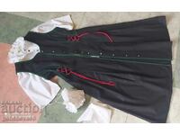 Πρωτότυπο παραδοσιακό τιρολέζικο μάλλινο φόρεμα, πουκάμισο, τσάντα