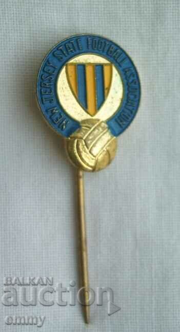 Значка САЩ - Футболна асоциация на щат Ню Джърси с цена 9.00 лв. | € 4.60 Значка САЩ - Футболна асоциация на щат Ню Джърси с цена 9.00 лв. | € 4.60