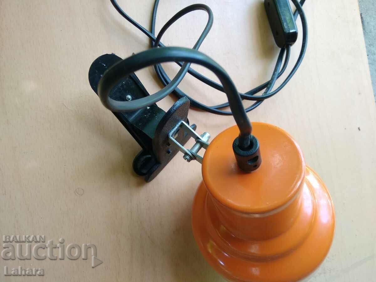 Auction Metal work lamp with clip Auction Metal work lamp with clip