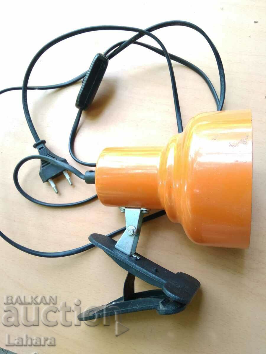Metal work lamp with clip Metal work lamp with clip