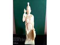Beautiful Alabaster Statuette Athena Figure
