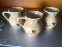 Porcelain small jugs./Advertising/