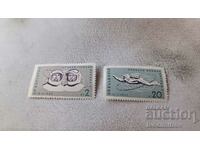 Postage stamps NRB Voskhod 2 18. III. 1965