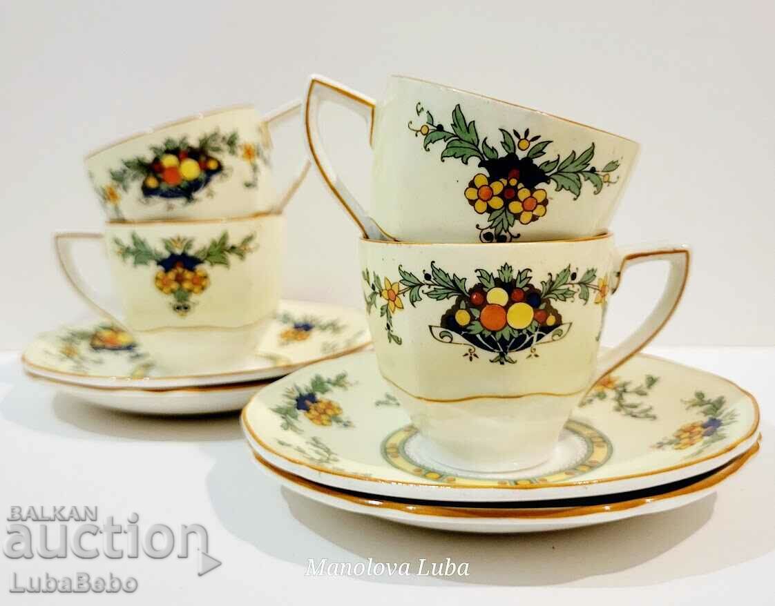Delivery of Crown Ducal England Coffee Service. Delivery of Crown Ducal England Coffee Service.