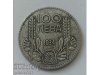 Ασήμι 100 λέβα Βουλγαρία 1934 - ασημένιο νόμισμα #59
