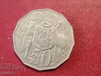 1981 год 50 цента Австралия
