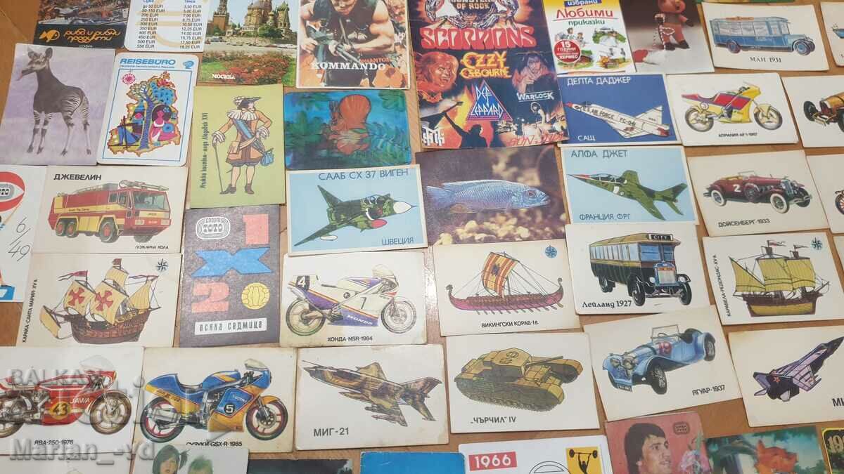 Auction  Old calendars - 65 pieces