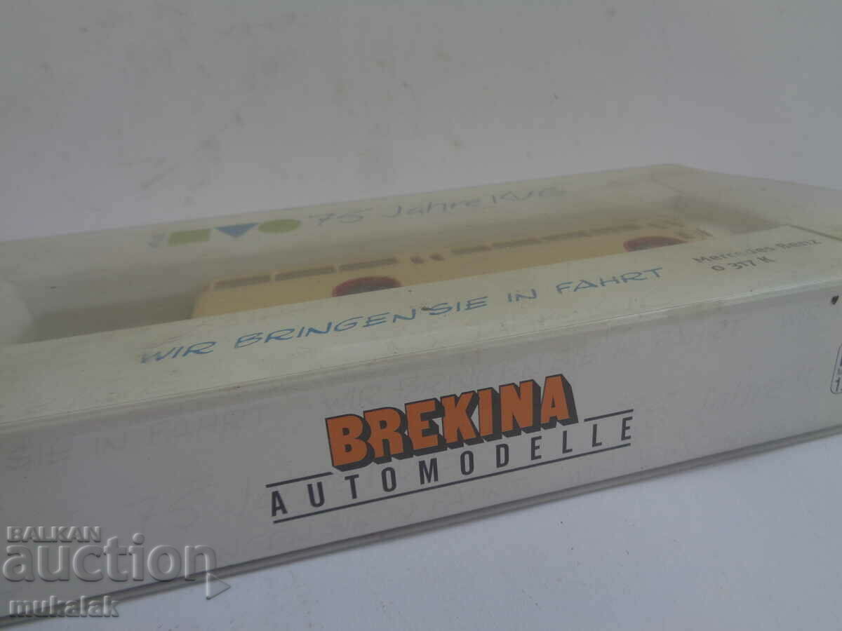 Auction  BREKINA 1:87 H0 MERCEDES BUS TOY TROLLEY MODEL