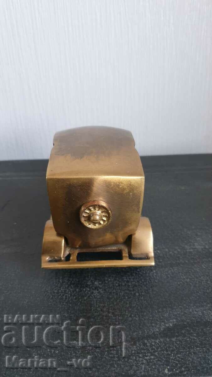 Auction  Solid brass trolley