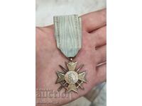 Crucea Regală „Pentru vitejie” - 1915 - PSV - timbru!