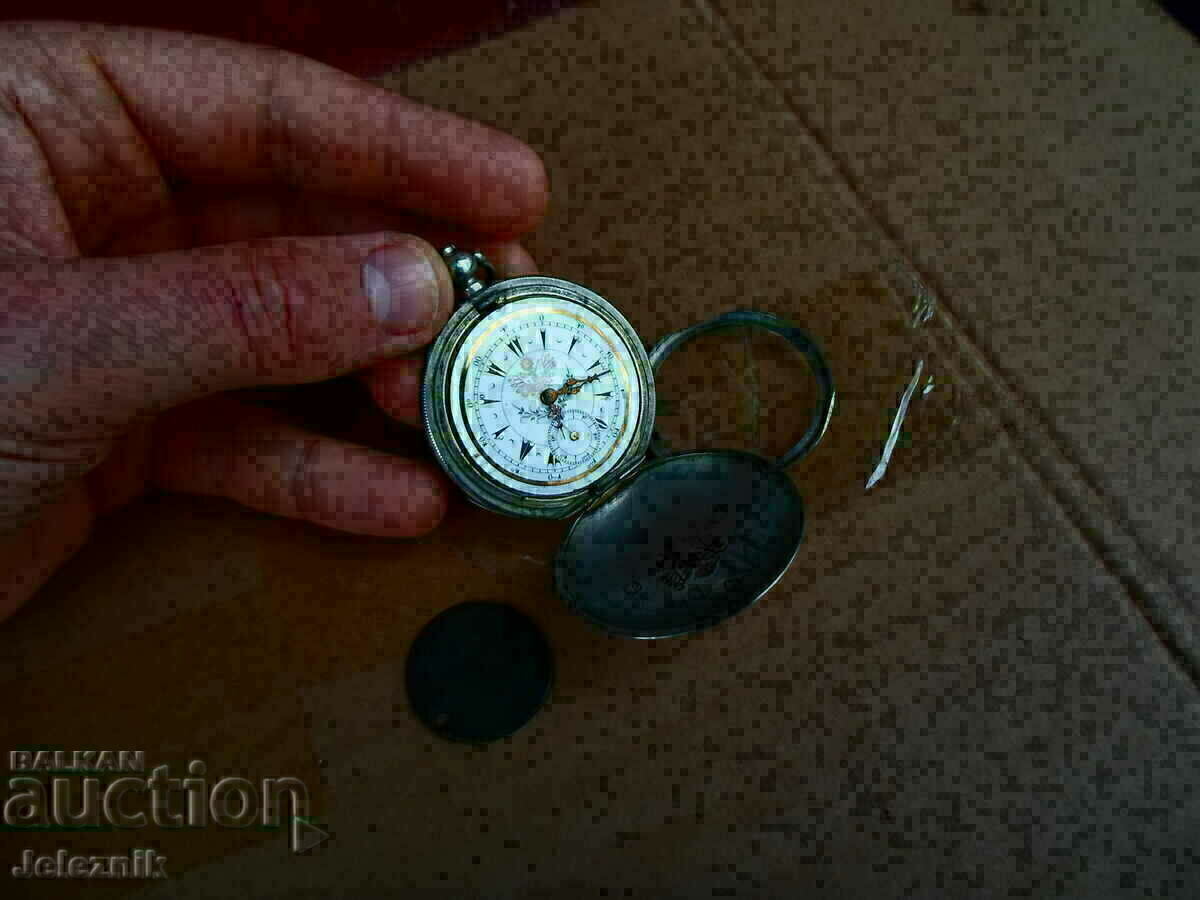 Rare Ottoman Pocket Watch Perfect Dial/19th Century - 5 Rare Ottoman Pocket Watch Perfect Dial/19th Century - 5