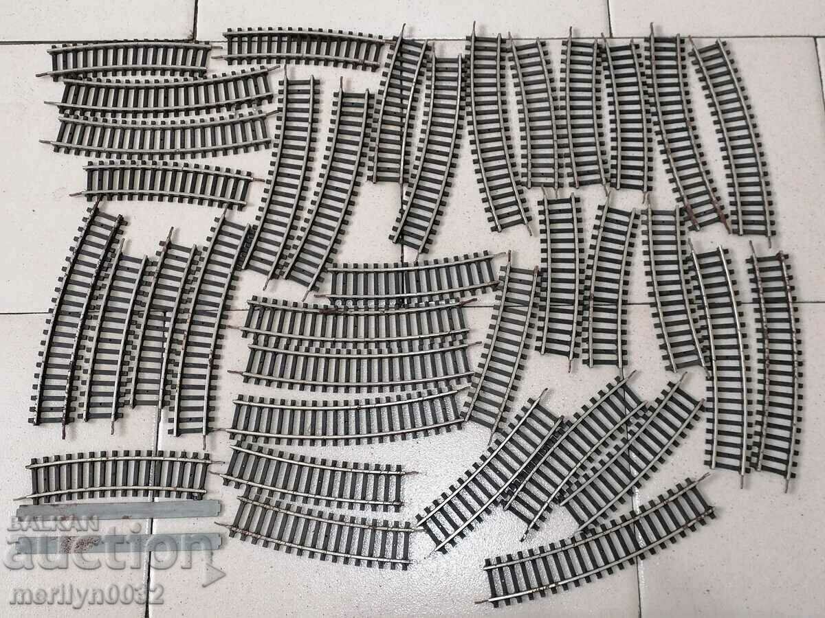 Auction  Children's toy train PIKO set locomotive wagon rails