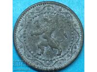 Belgium 1916 5 Cent Lion Zinc
