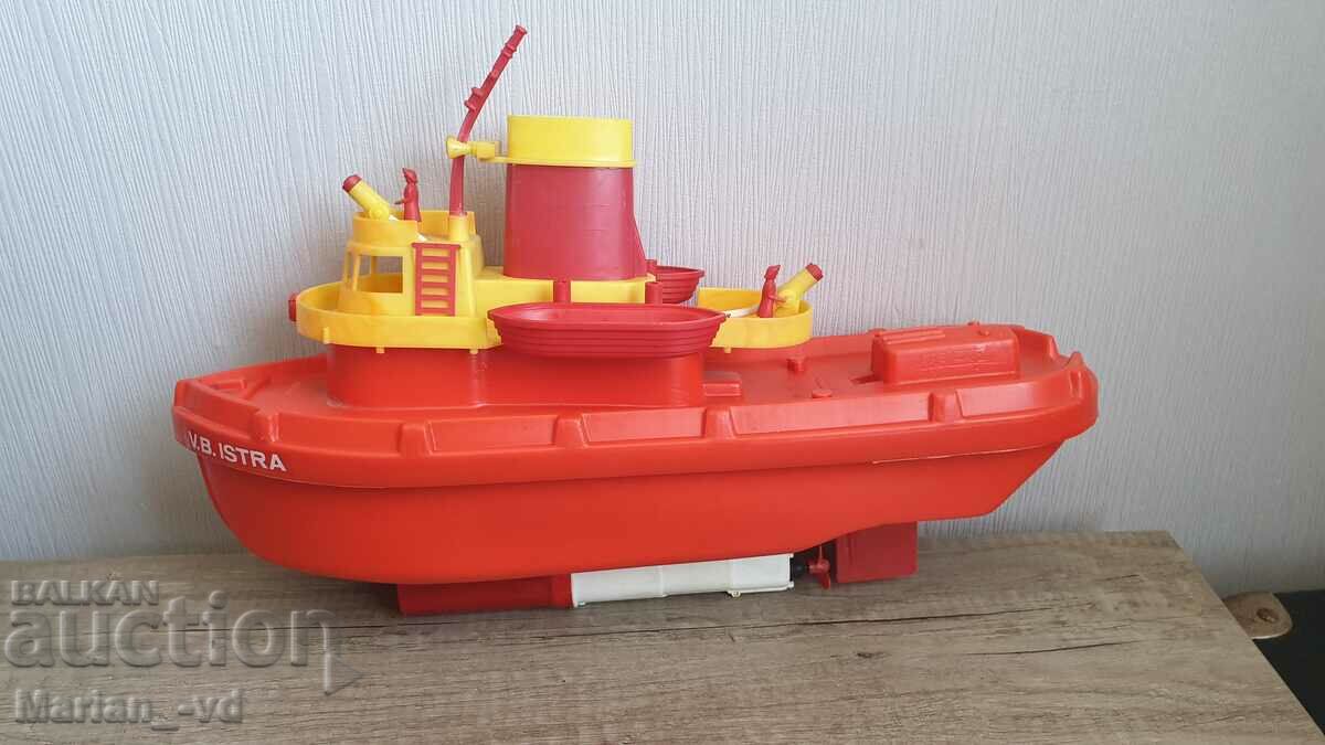 Old plastic toy - ship