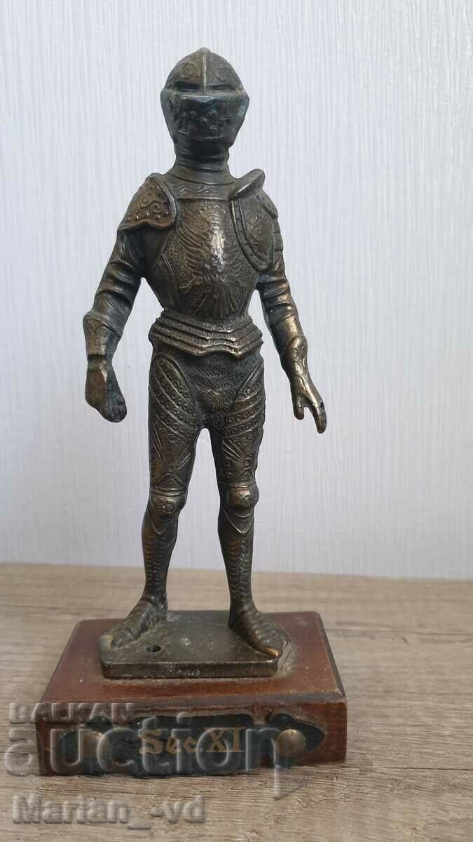Χάλκινο, τεράστιο αγαλματίδιο ενός ιππότη "Sec.XI" - 7 Χάλκινο, τεράστιο αγαλματίδιο ενός ιππότη "Sec.XI" - 7