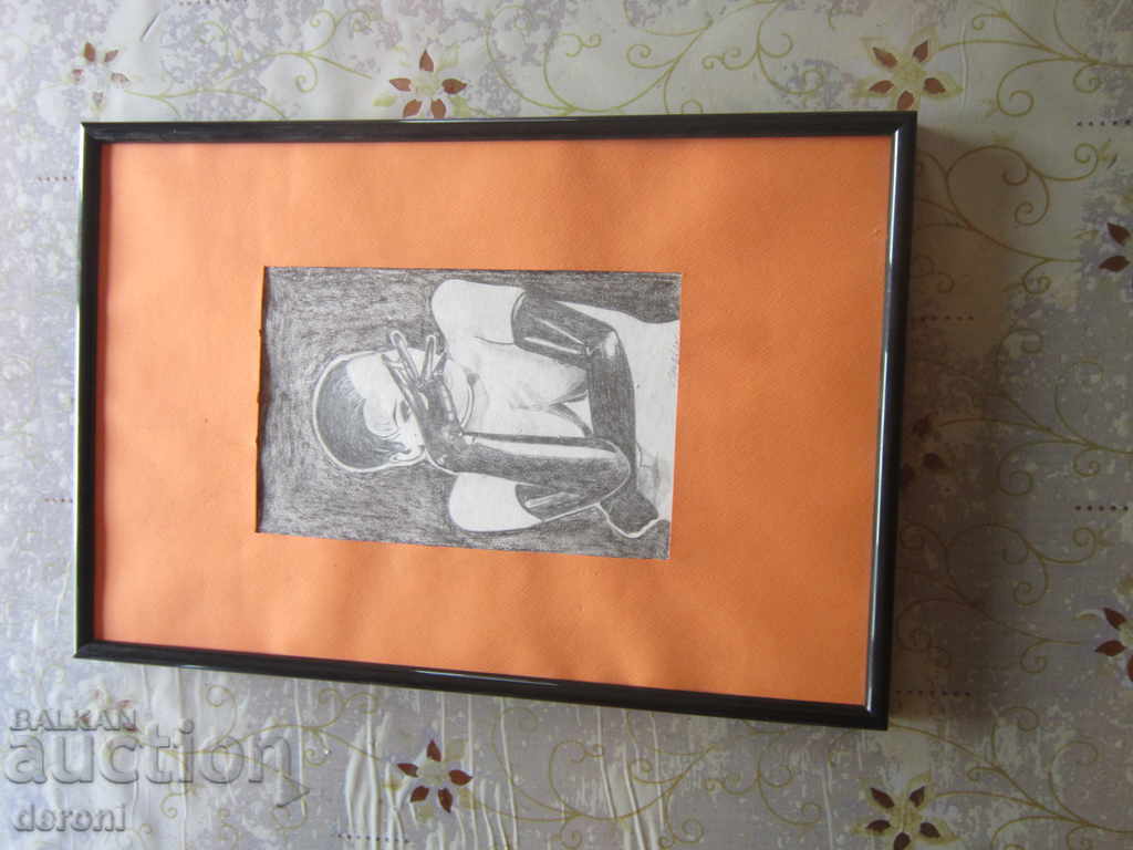 Unique painted picture erotica signed 4 - 5 Unique painted picture erotica signed 4 - 5