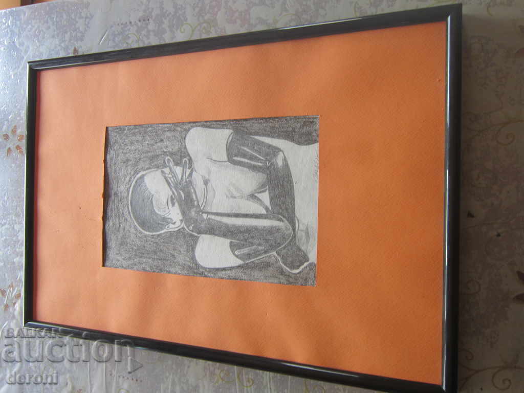 Unique painted picture erotica signed 4 - 7 Unique painted picture erotica signed 4 - 7