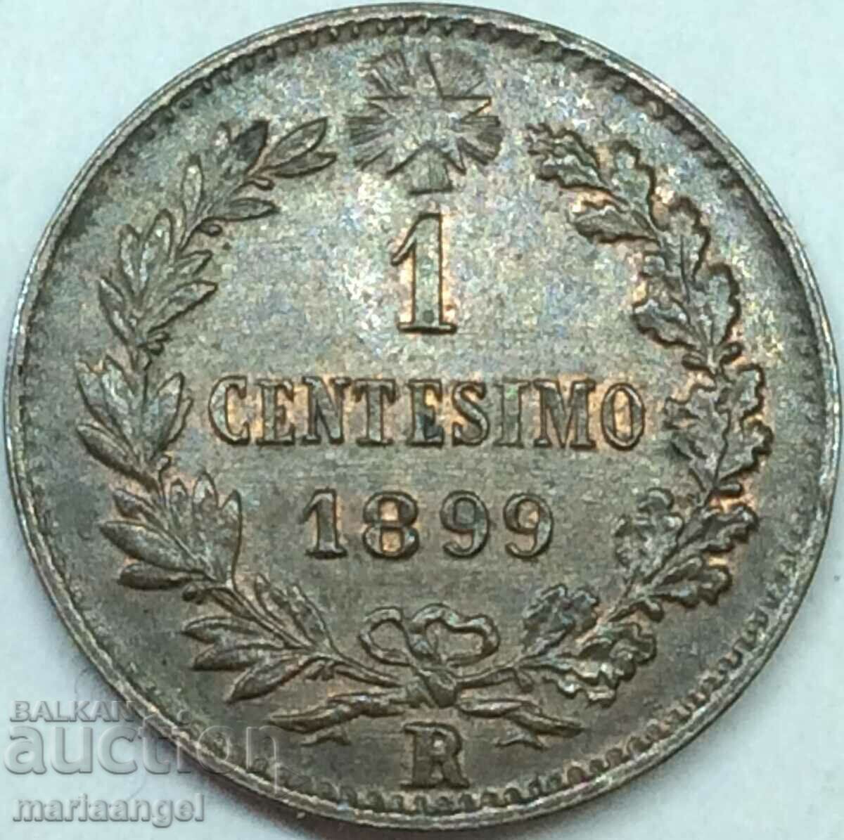 1 centesimo 1899 Italia R - Regele Romei Umberto I 2
