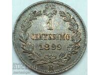 1 centesimo 1899 Italy R - Rome King Umberto I 2