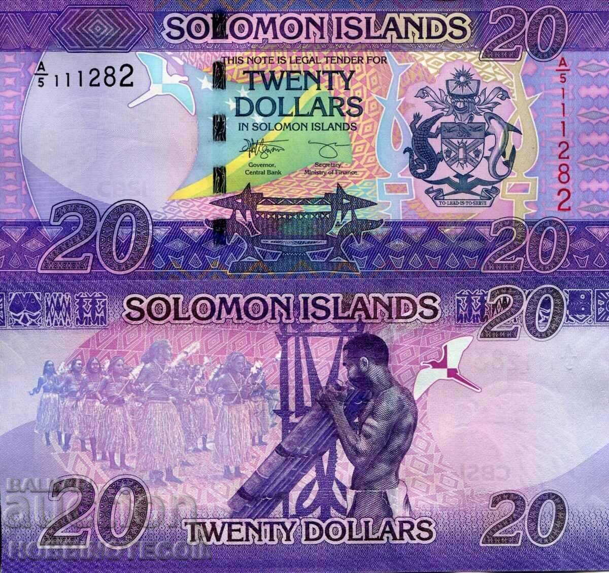 SOLOMON ISLANDS SOLOMON ISL 20 $ issue А/5 issue 2021 UNC