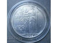 Italia 100 de lire 1956