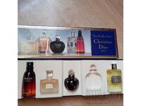 A set of miniature perfumes