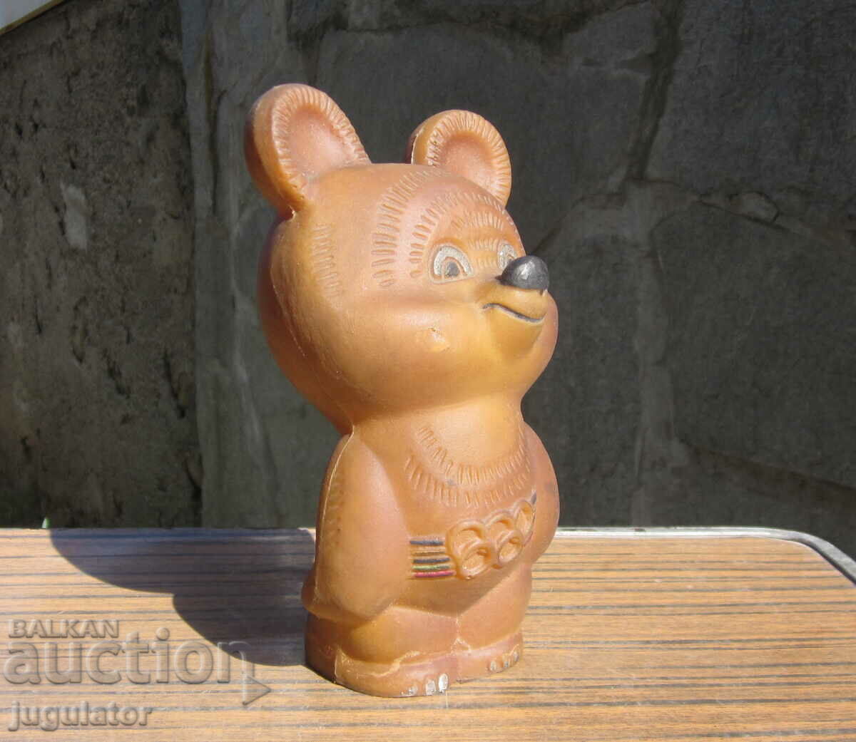 Auction  the bear Misha, an old Olympic toy Olympiad Moscow 1980
