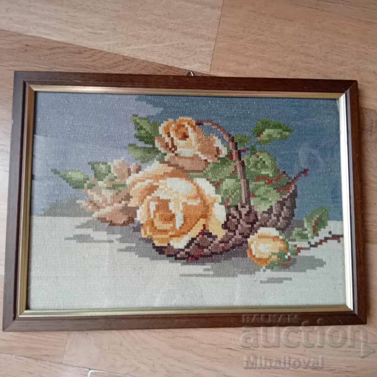 Tapestry "Yellow Roses"