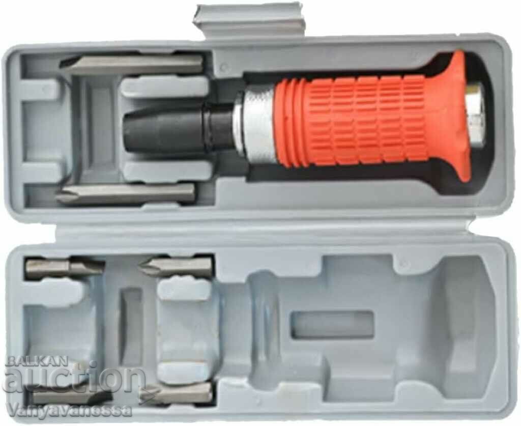 Auction Impact screwdriver set with 6 bits Auction Impact screwdriver set with 6 bits