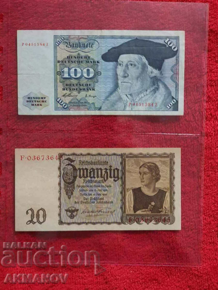 Германия 100 DM 1960г