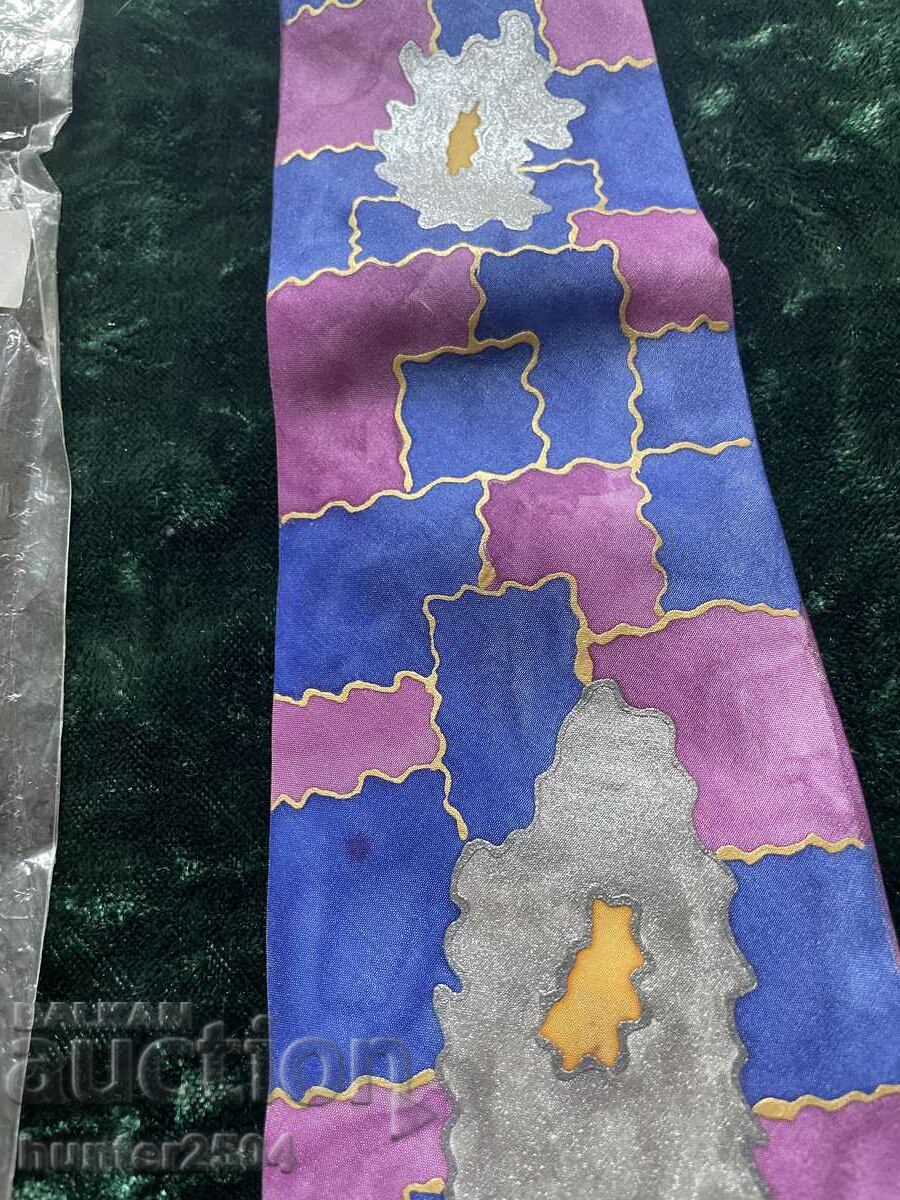 Tie-silk, painted with price 19.95 BGN | € 10.20