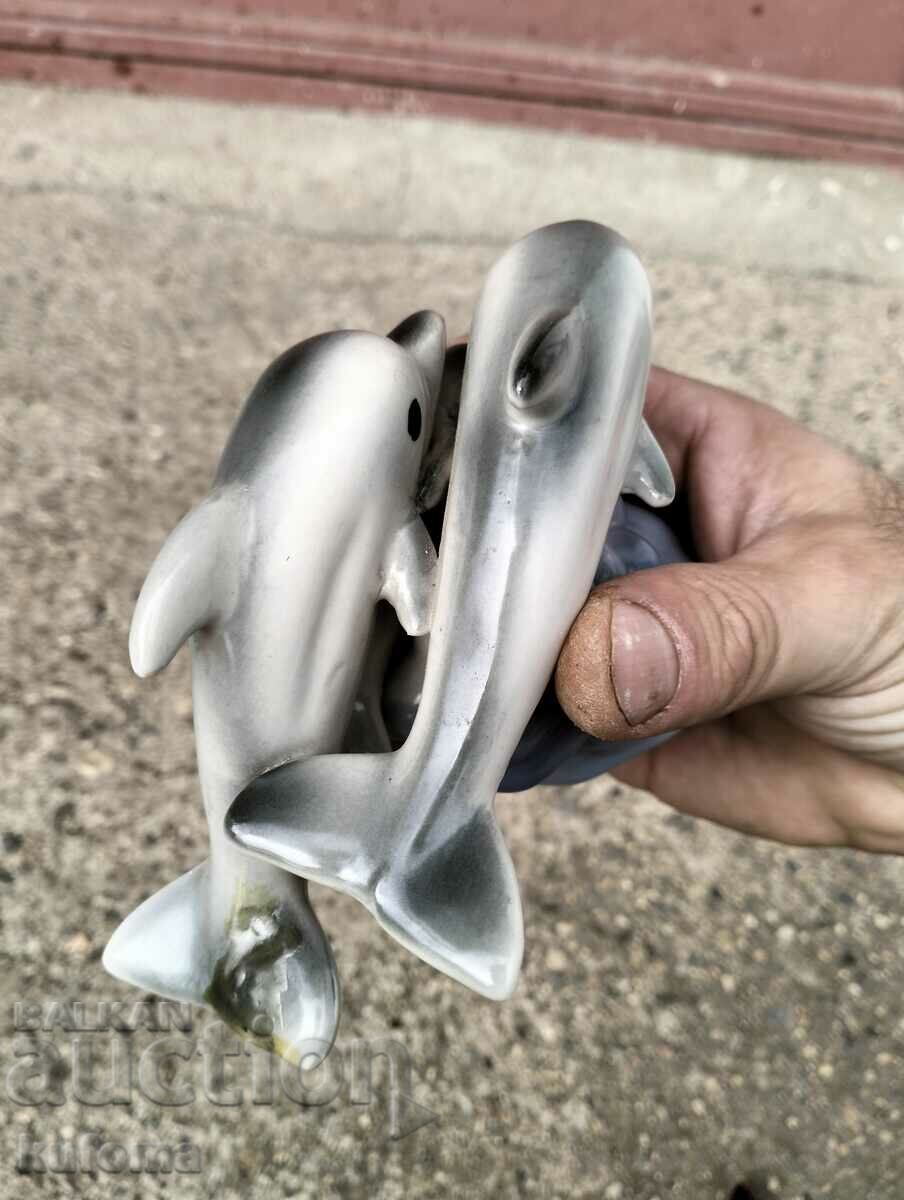 Porcelain figurine of dolphins - 5 Porcelain figurine of dolphins - 5
